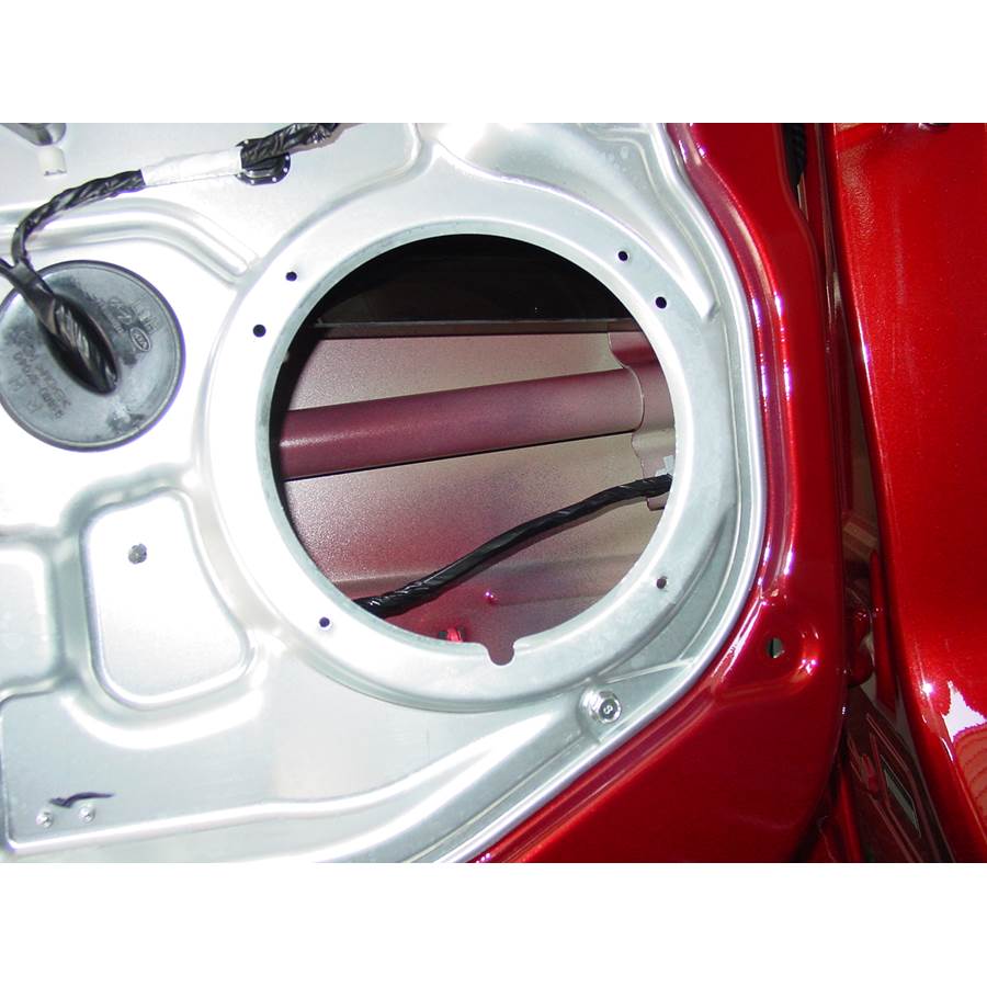 2009 Kia Borrego Rear door speaker removed