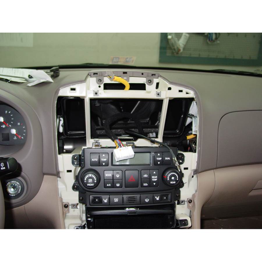2012 Kia Sedona Factory radio removed