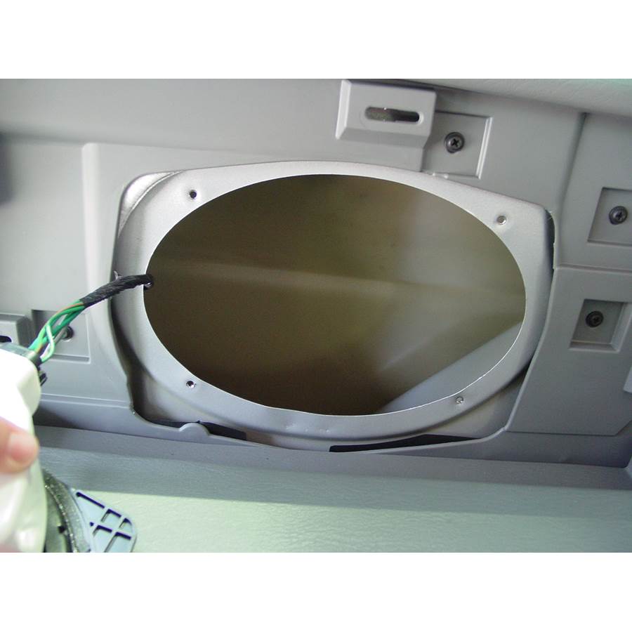 2003 Chrysler Town and Country Far-rear side speaker removed