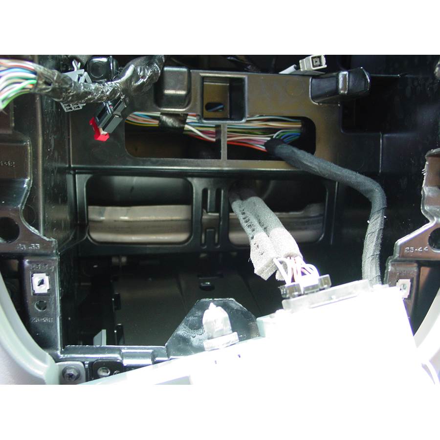 2003 Chrysler Town and Country Factory radio removed