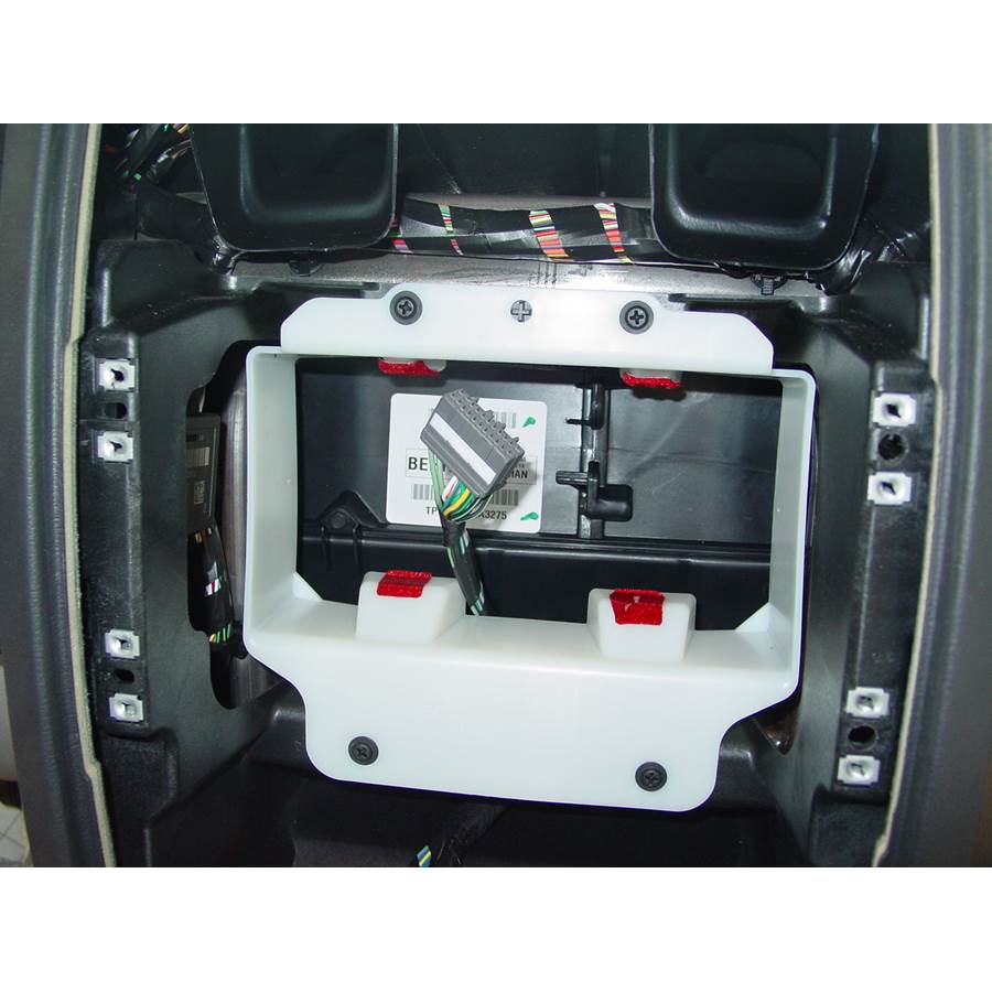 2010 Chrysler 300 Factory radio removed