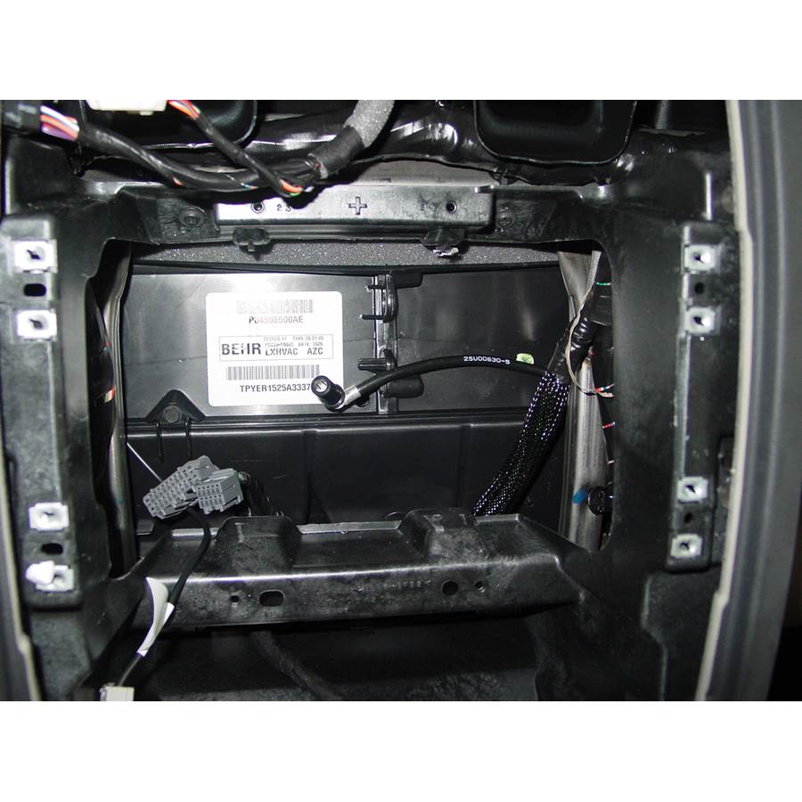2005 Chrysler 300 Factory radio removed
