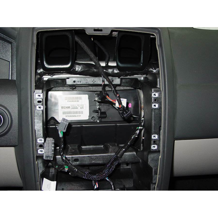 2006 Chrysler 300 Factory radio removed