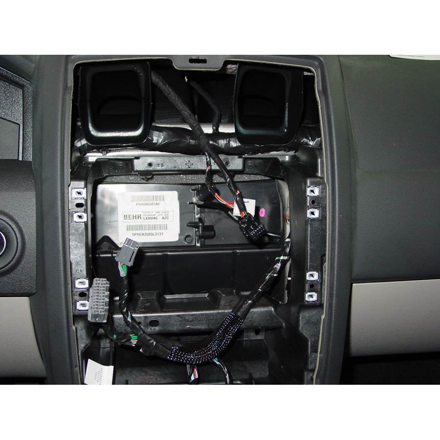2007 Chrysler 300 Factory radio removed
