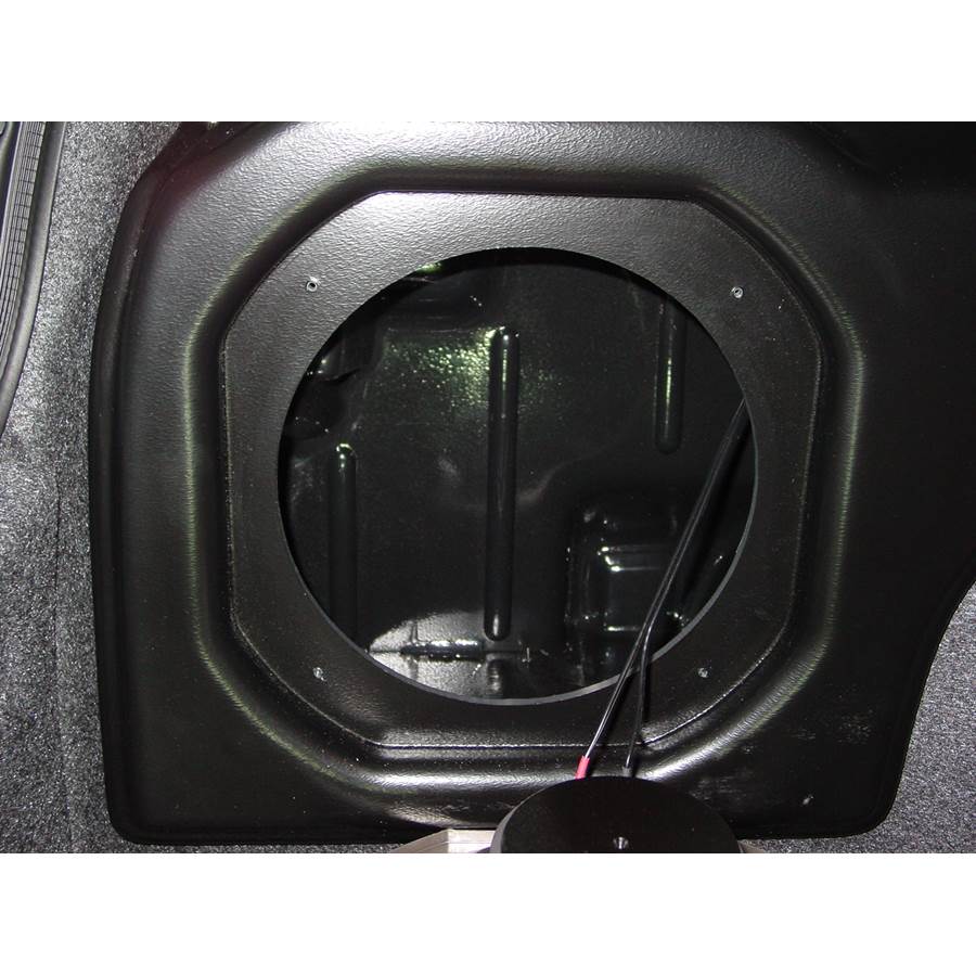 2009 Chrysler 300 Trunk speaker removed