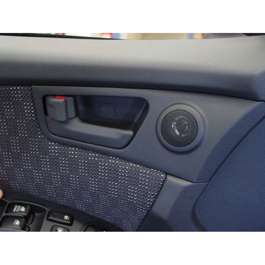 2005 Kia Sportage Front door tweeter location
