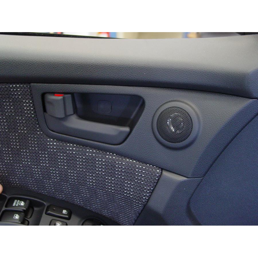 2010 Kia Sportage Front door tweeter location