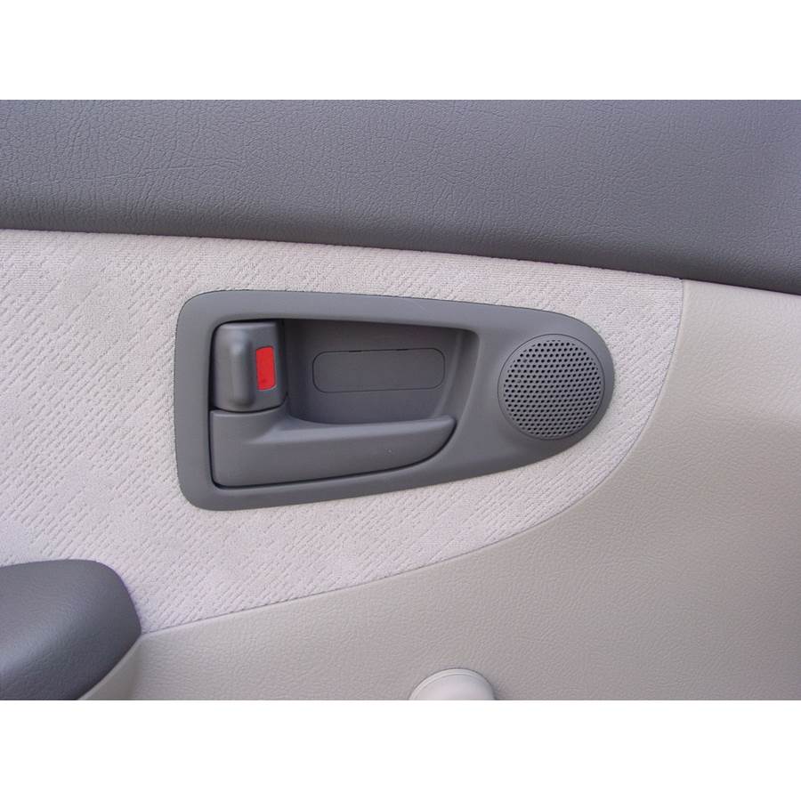2006 Kia Spectra Front door tweeter location