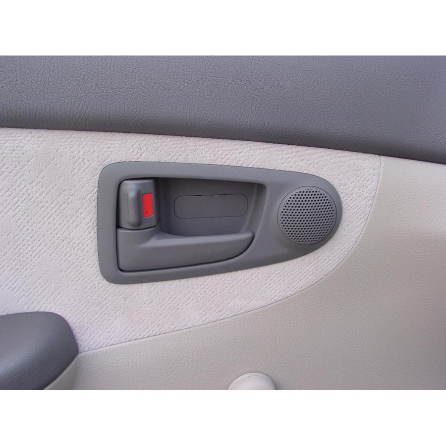 2007 Kia Spectra Front door tweeter location
