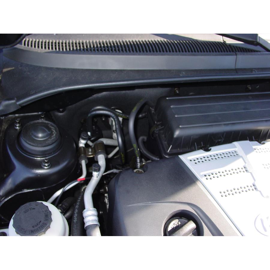 2005 Kia Rio Firewall access