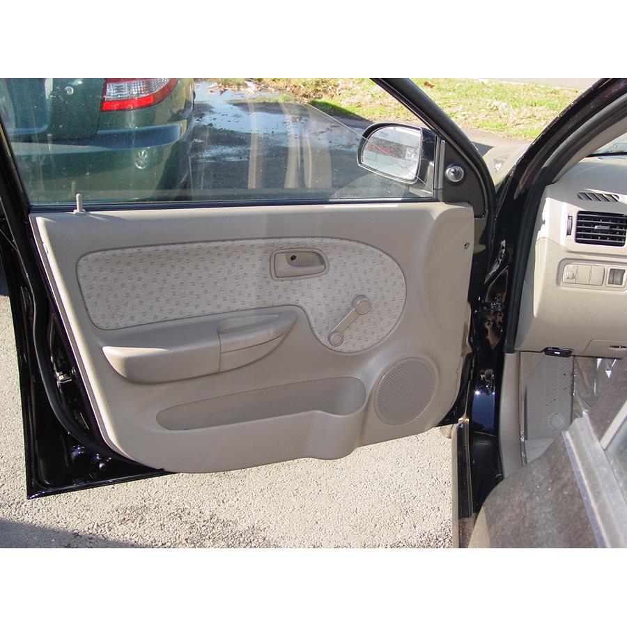 2005 Kia Rio Front door speaker location