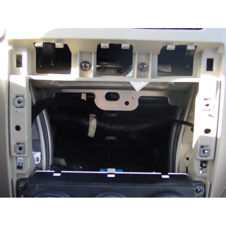 2005 Kia Rio Factory radio removed