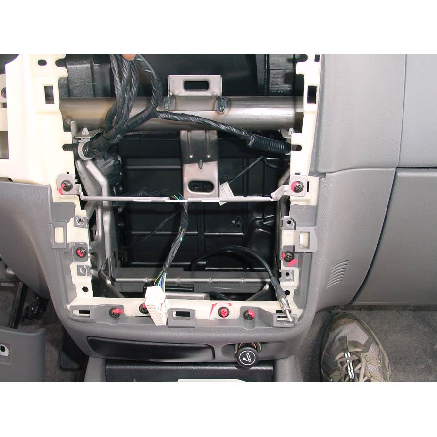 2002 Kia Sportage Factory radio removed