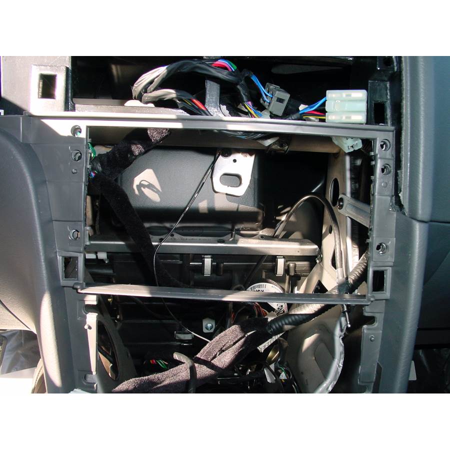 2000 Kia Spectra Factory radio removed