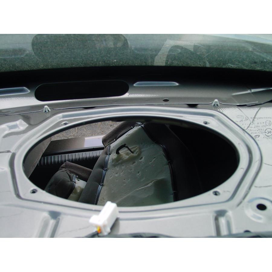 2002 Kia Optima Rear deck speaker removed