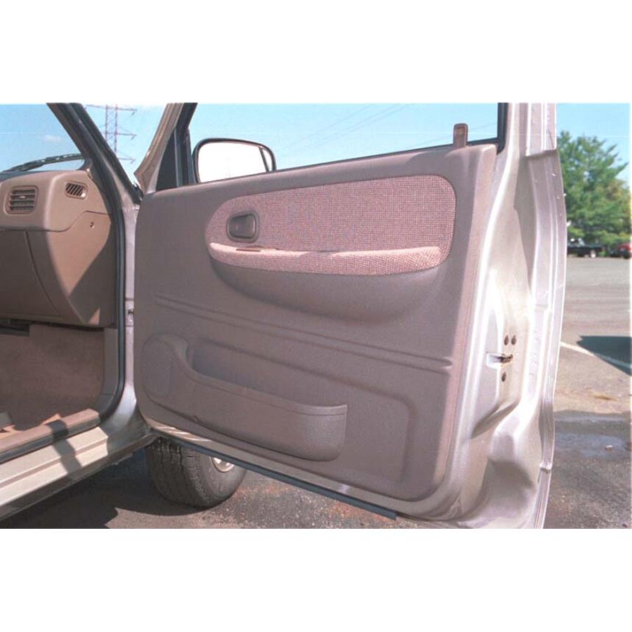 2001 Kia Sportage Front door speaker location