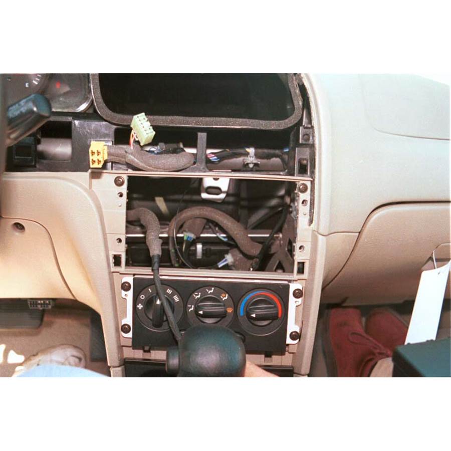 1998 Kia Sephia Factory radio removed