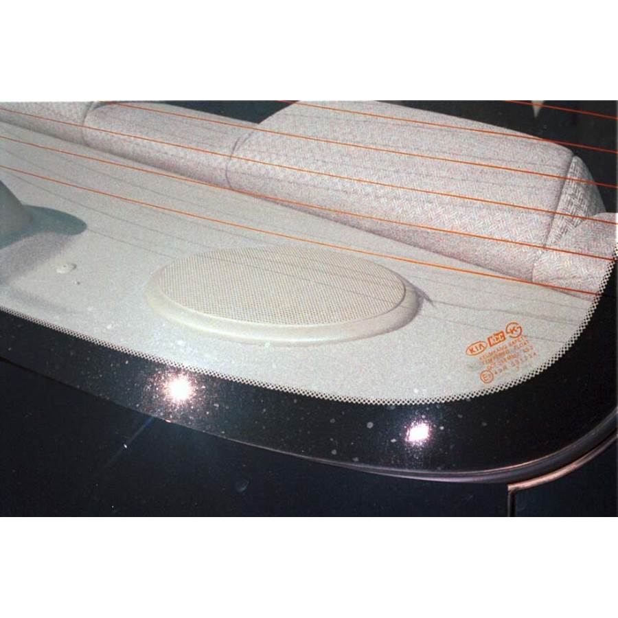 1998 Kia Sephia Rear deck speaker location