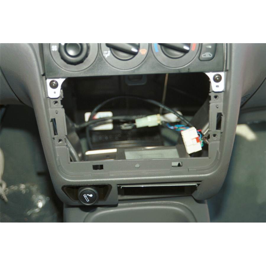 1996 Kia Sephia Factory radio removed