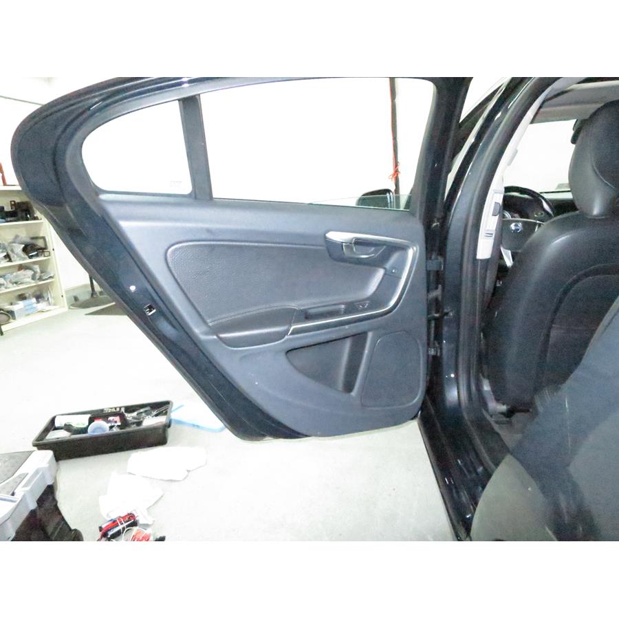 2014 Volvo S60 Rear door speaker location
