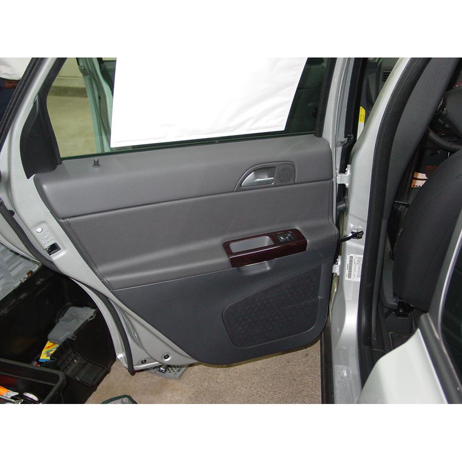2010 Volvo S40 Rear door speaker location