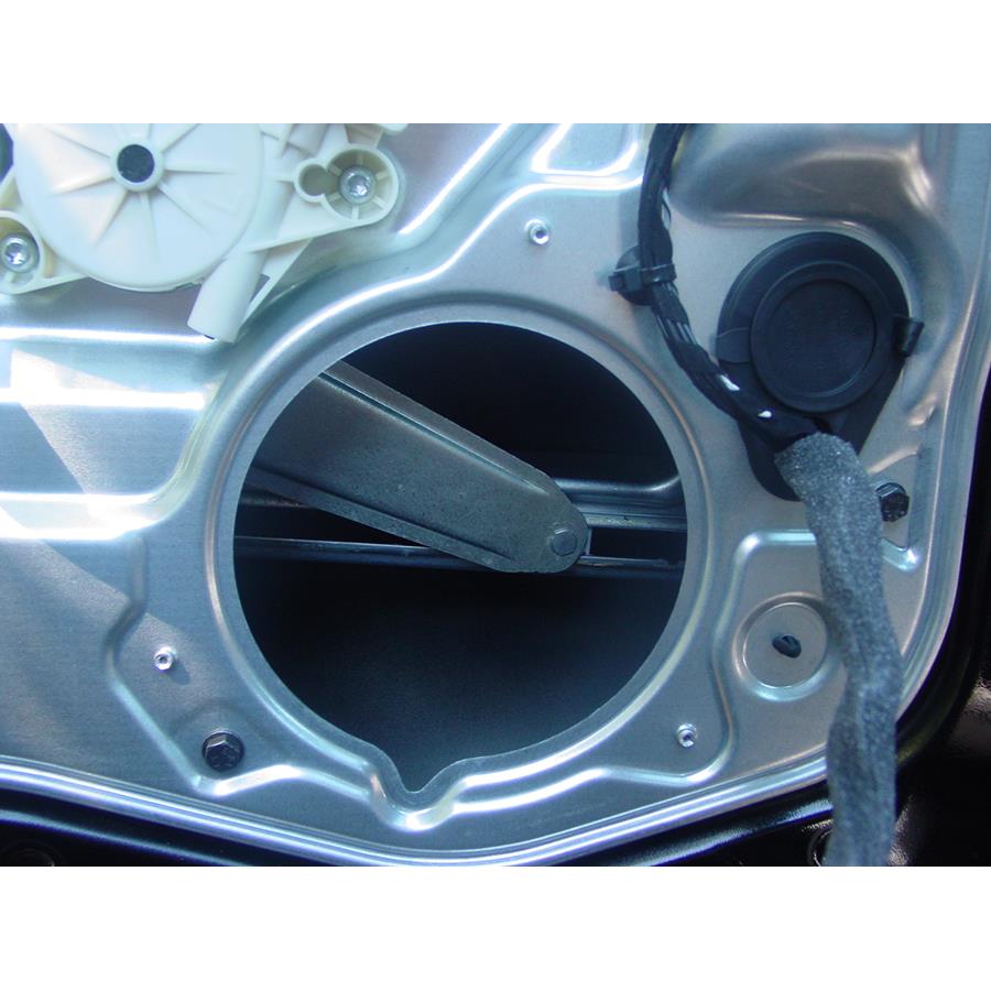 2010 Volvo S40 Front door woofer removed