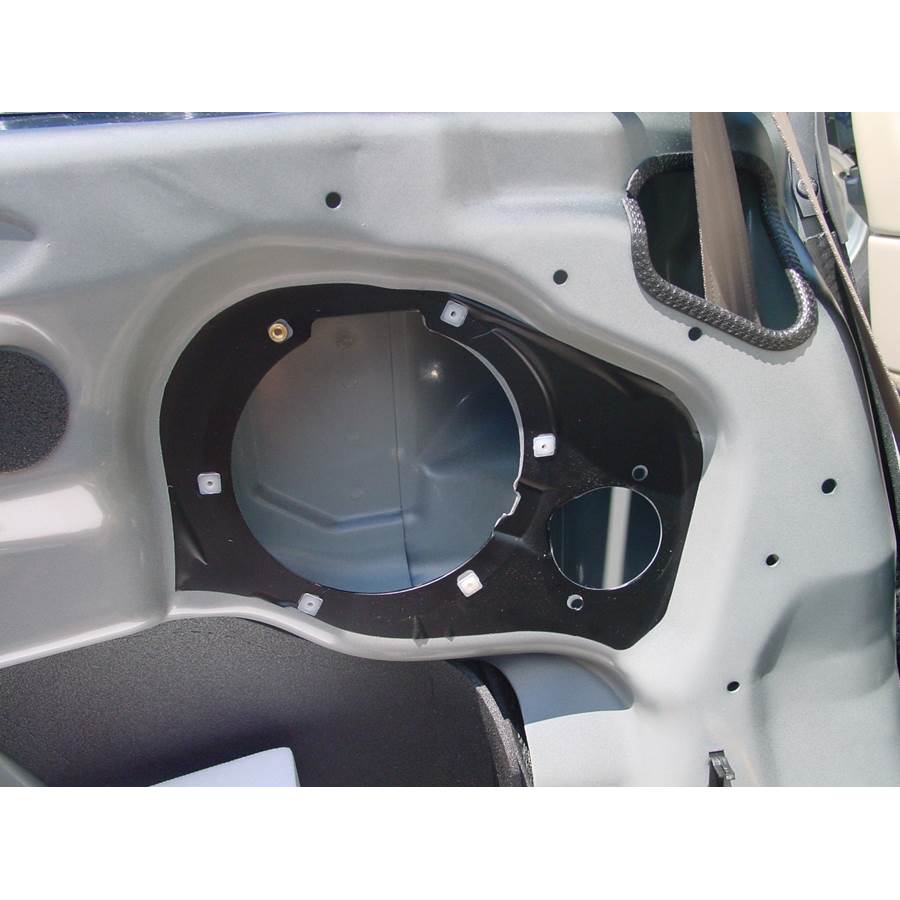 2001 Volvo C70 Mid-rear speaker removed