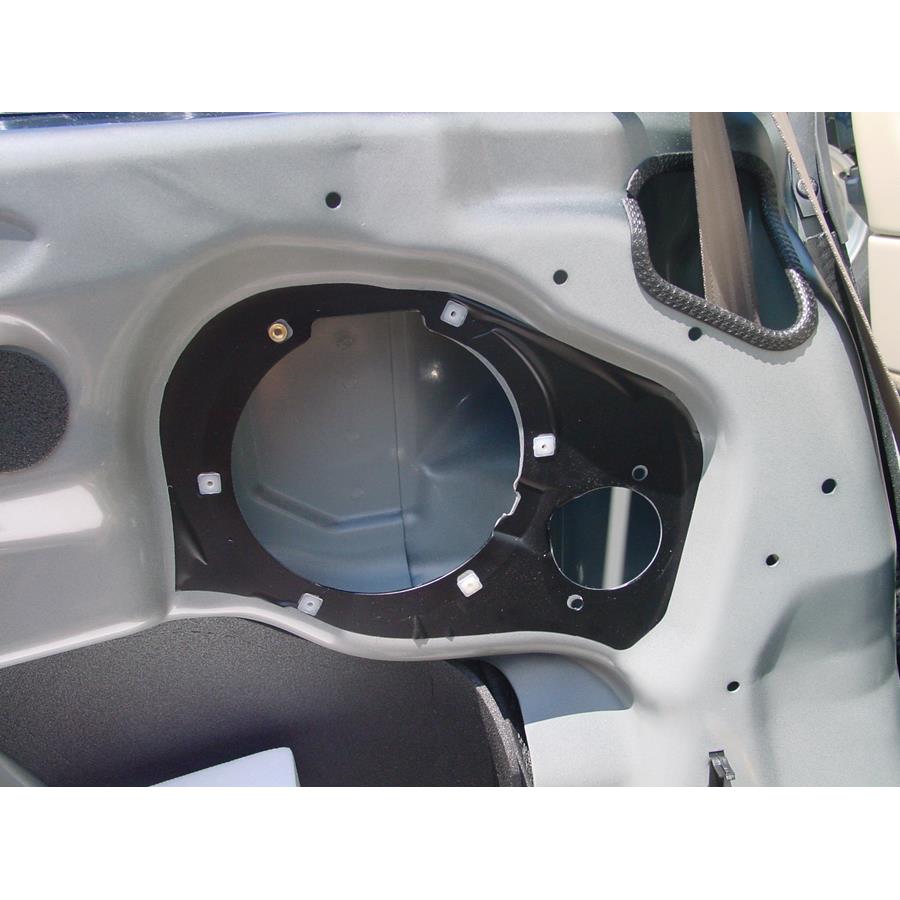 2004 Volvo C70 Mid-rear speaker removed