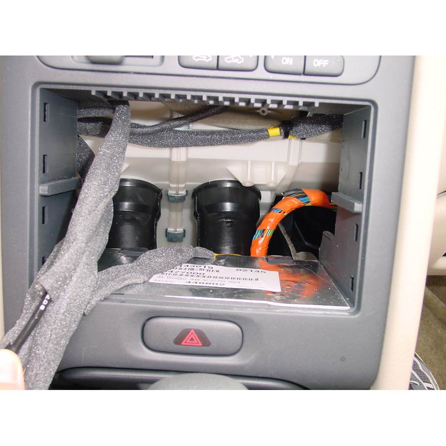 2004 Volvo C70 Factory radio removed
