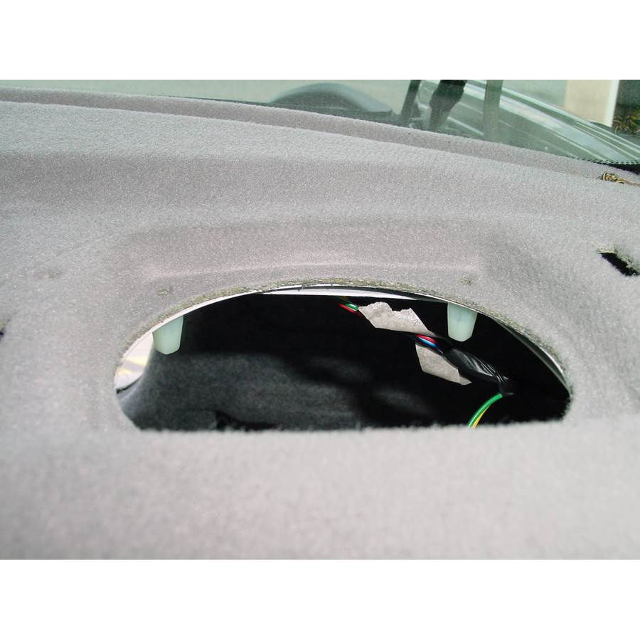 2001 Volvo S40 Rear deck speaker removed