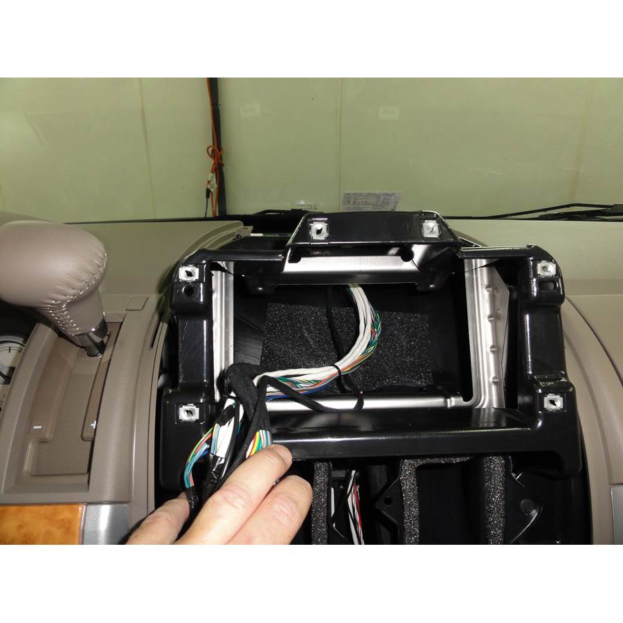 2008 Chrysler Town and Country Factory radio removed