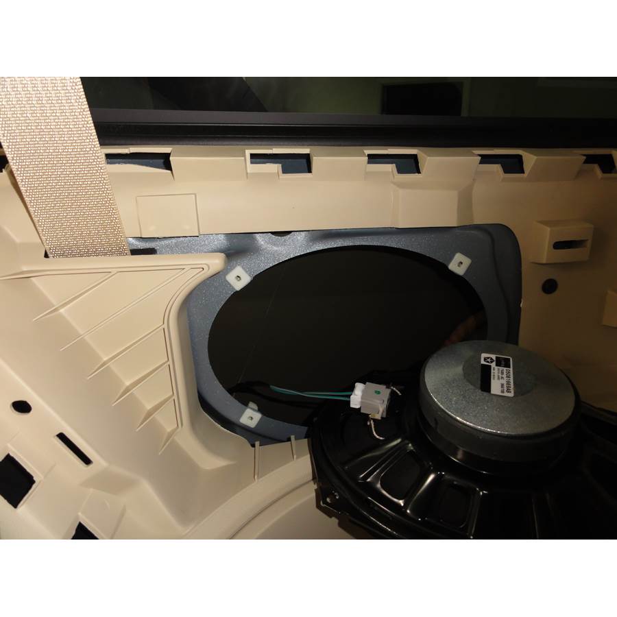 2013 Chrysler Town and Country Mid-rear speaker removed
