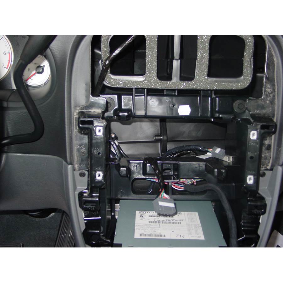 2001 Chrysler Voyager Factory radio removed