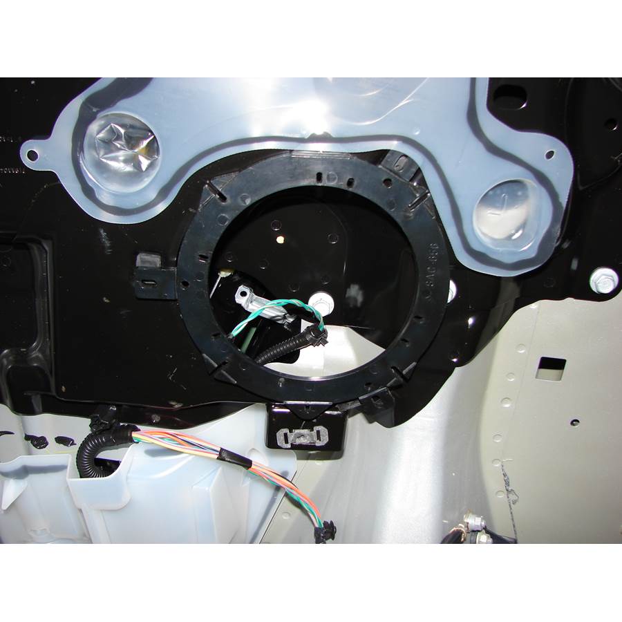 2008 Chrysler Sebring Rear side panel speaker removed
