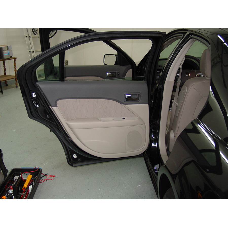 2010 Mercury Milan Rear door speaker location