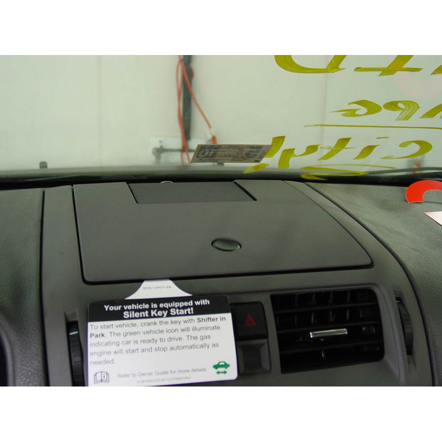 2010 Mercury Milan Center dash speaker location