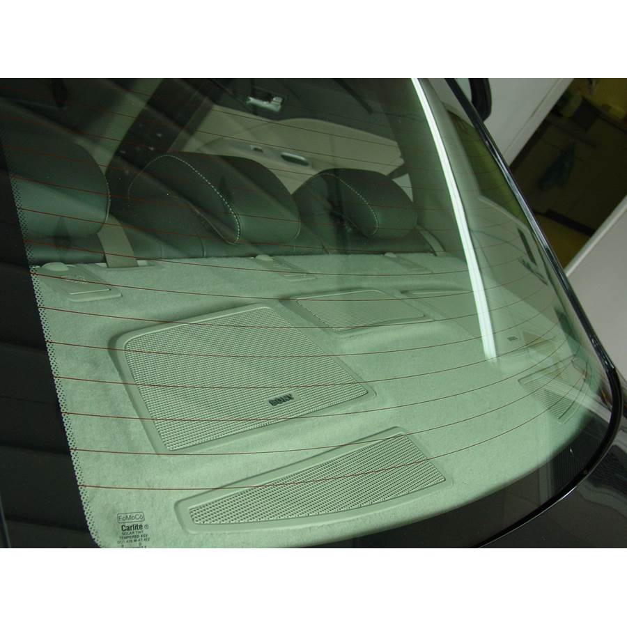 2011 Mercury Milan Rear deck speaker location