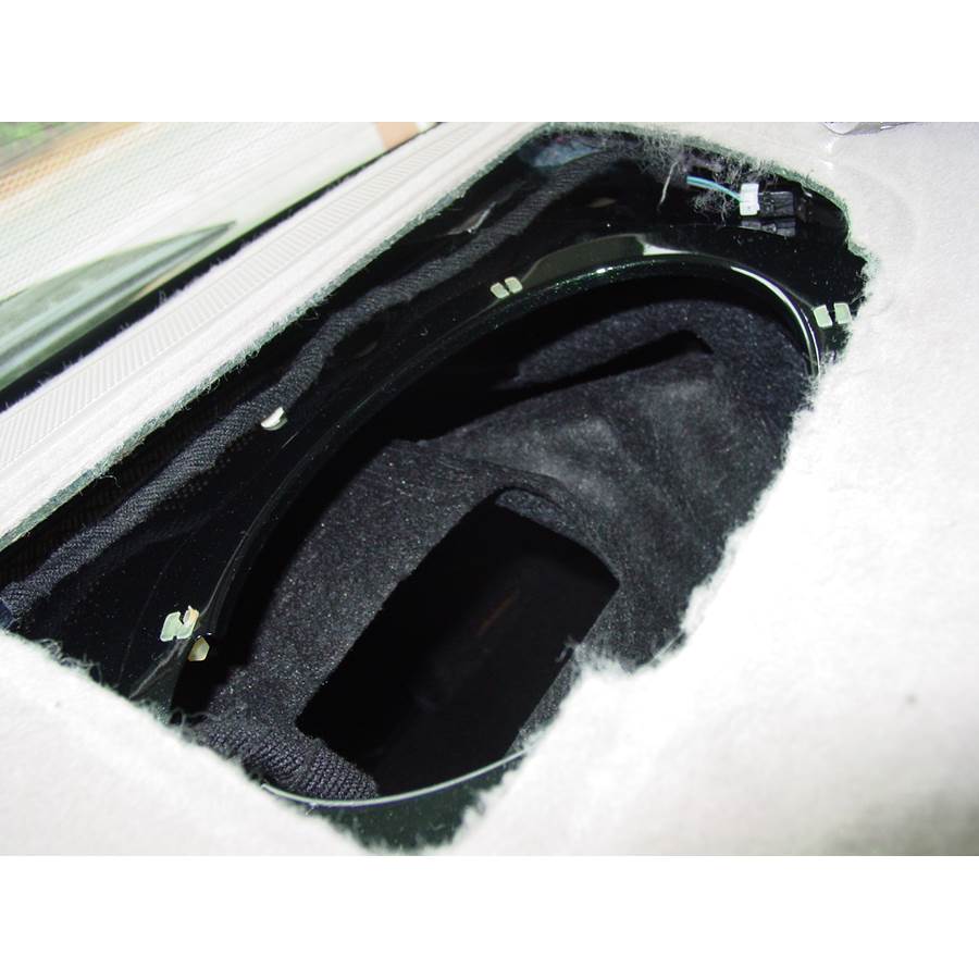 2011 Mercury Milan Rear deck speaker removed