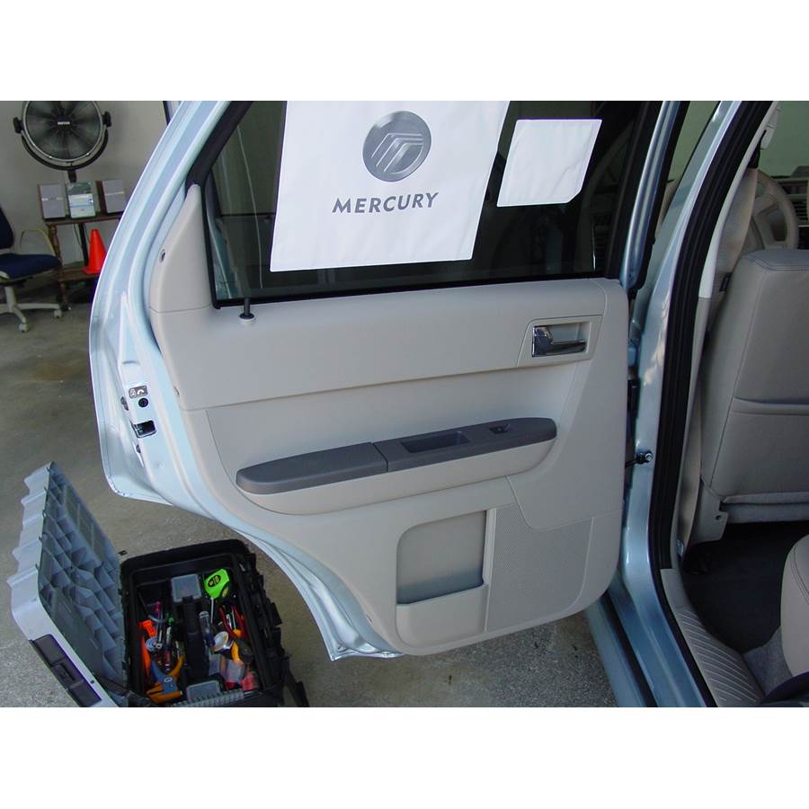2010 Mercury Mariner Rear door speaker location