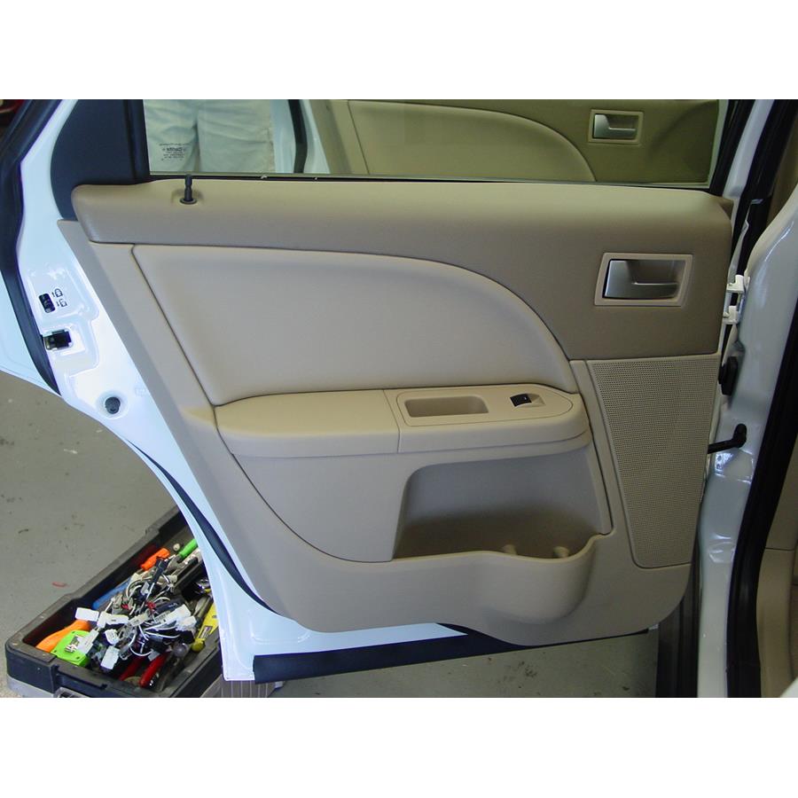 2007 Mercury Montego Rear door speaker location