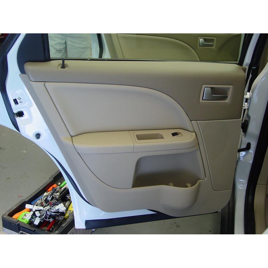 2009 Mercury Sable Rear door speaker location