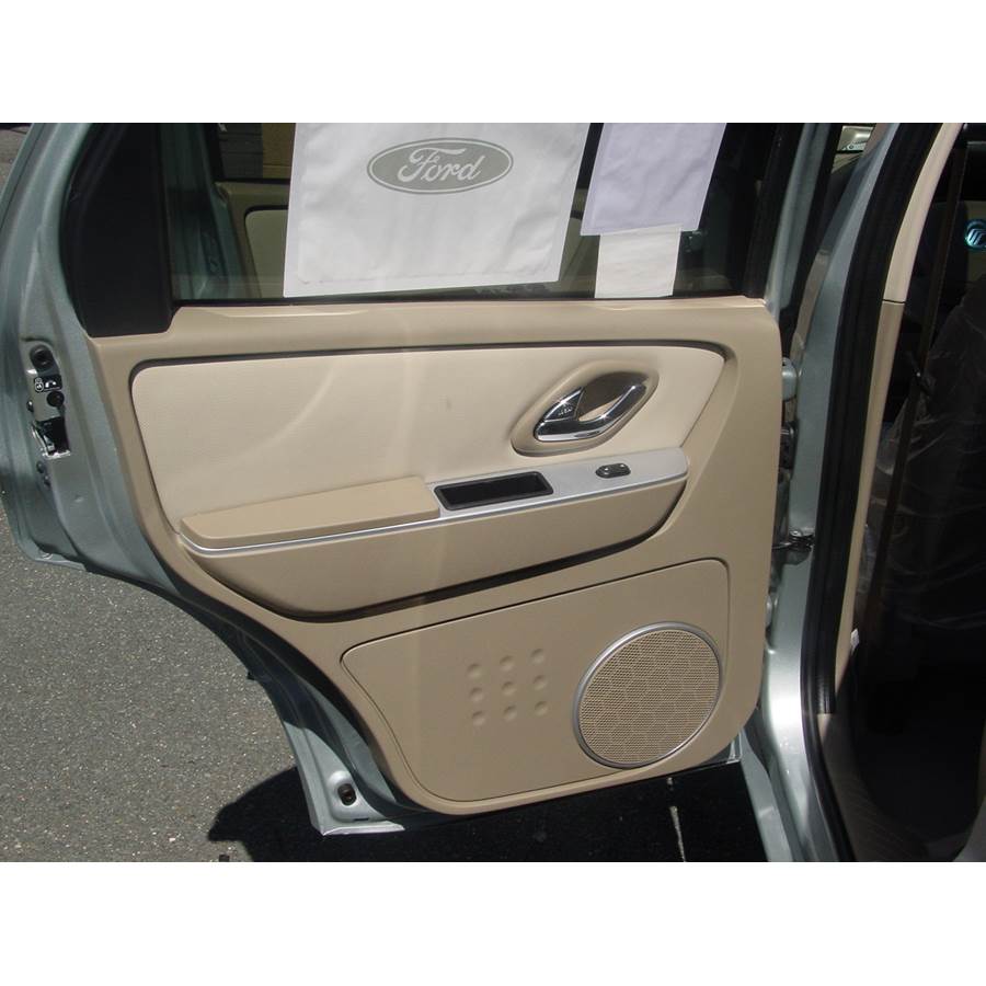 2006 Mercury Mariner Rear door speaker location
