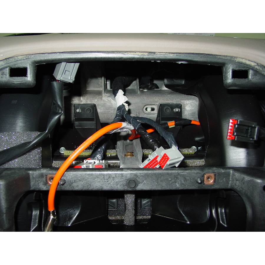 2003 Mercury Mountaineer Factory radio removed