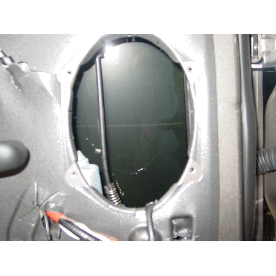 2004 Mercury Mountaineer Rear door speaker removed