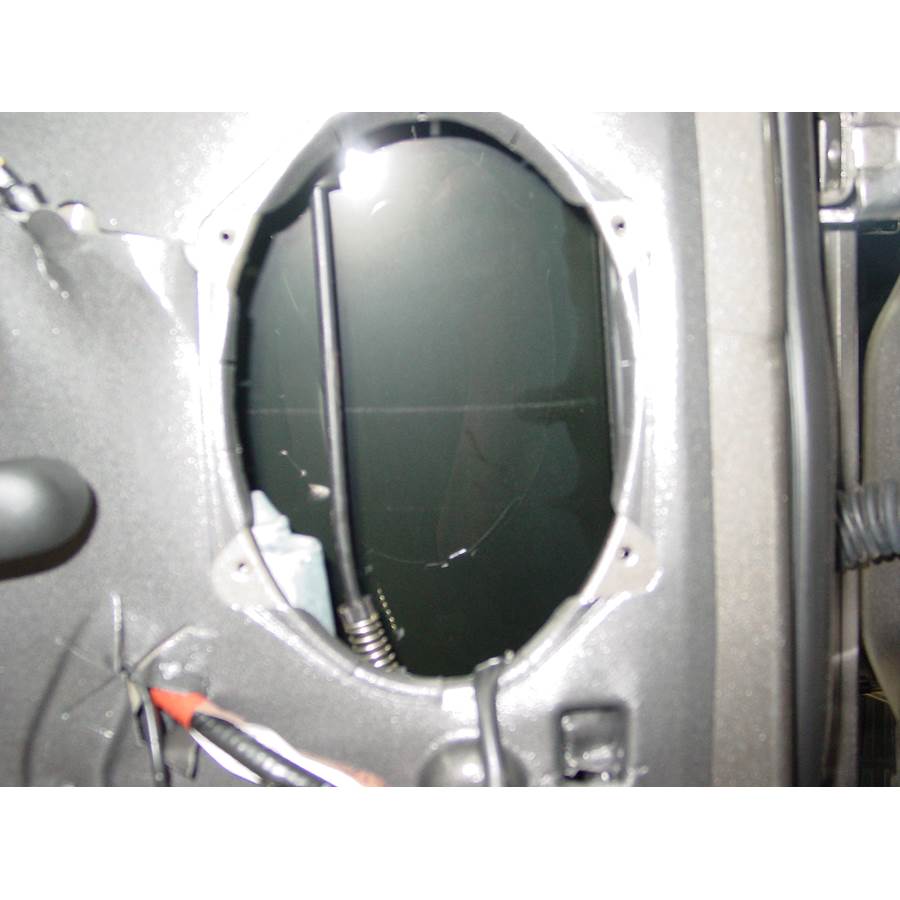 2005 Mercury Mountaineer Rear door speaker removed