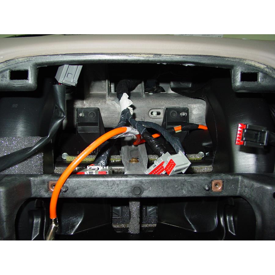 2005 Mercury Mountaineer Factory radio removed