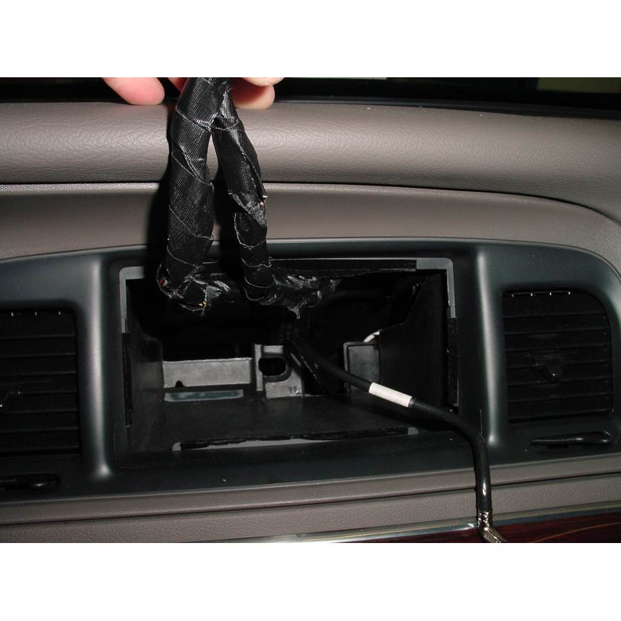 2009 Mercury Grand Marquis Factory radio removed
