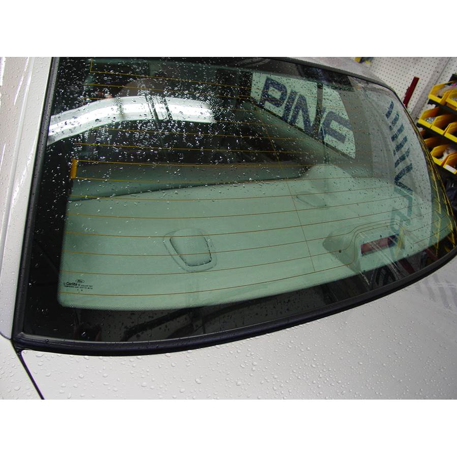 2009 Mercury Grand Marquis Rear deck speaker location