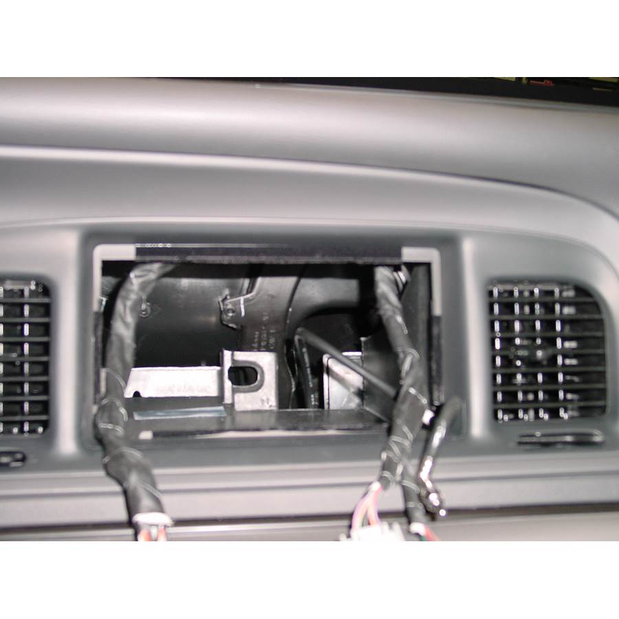 2003 Mercury Marauder Factory radio removed