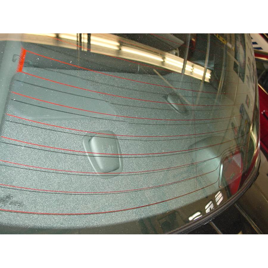 2004 Mercury Marauder Rear deck speaker location